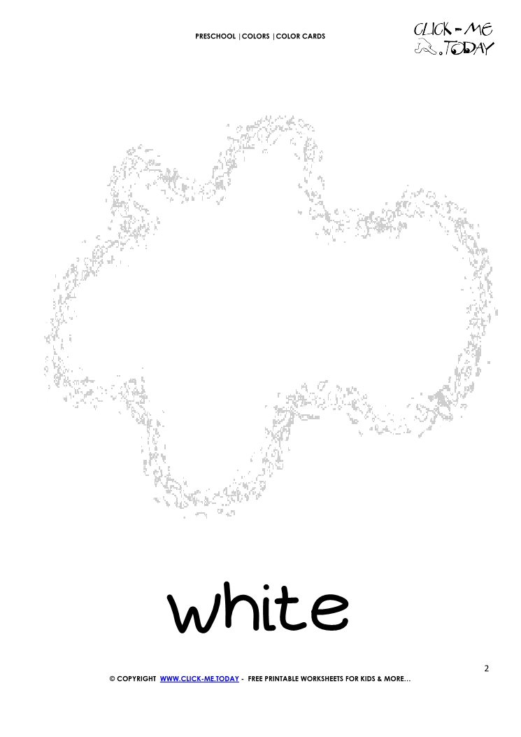 COLOR CARD - WHITE